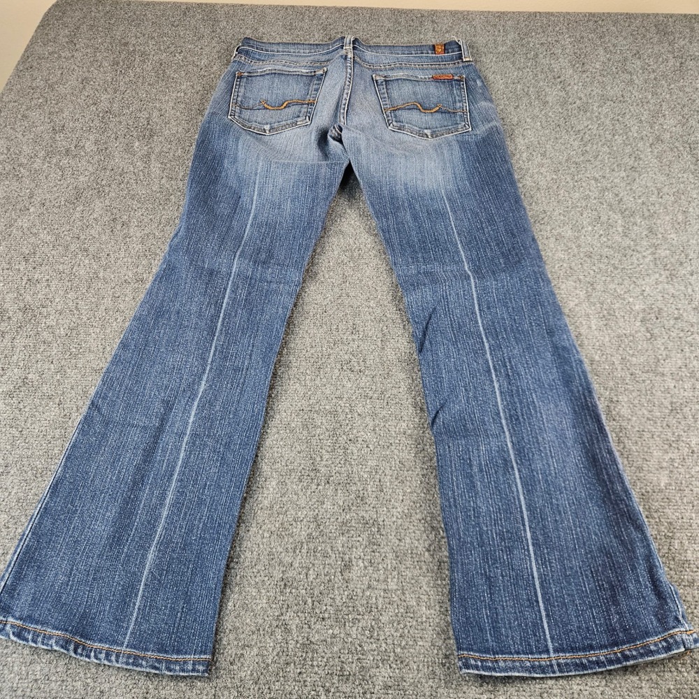 7‎ For All Mankind Bootcut Jeans Blue Wash Denim U075080U-080U Size 29 - Picture 12 of 12